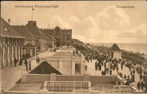 Westerland Sylt Strandanlagen / Westerland /Nordfriesland LKR