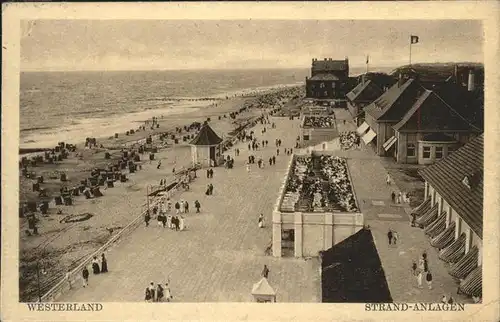 Westerland Sylt Strand Anlagen / Westerland /Nordfriesland LKR