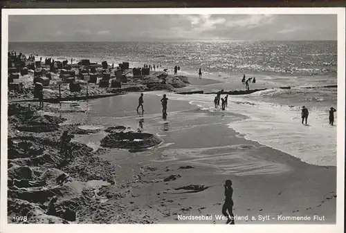 Westerland Sylt Kommende Flut / Westerland /Nordfriesland LKR