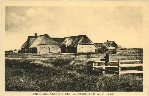 Westerland Sylt Friesenhaeuser / Westerland /Nordfriesland LKR