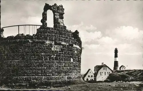 Hoernum Sylt Turmruine Leuchtturm / Hoernum (Sylt) /Nordfriesland LKR