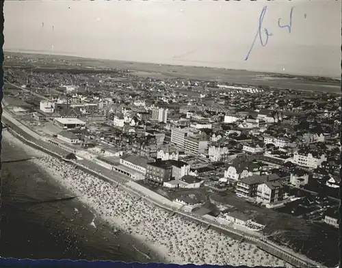 Westerland Sylt Fliegeraufnahme  / Westerland /Nordfriesland LKR