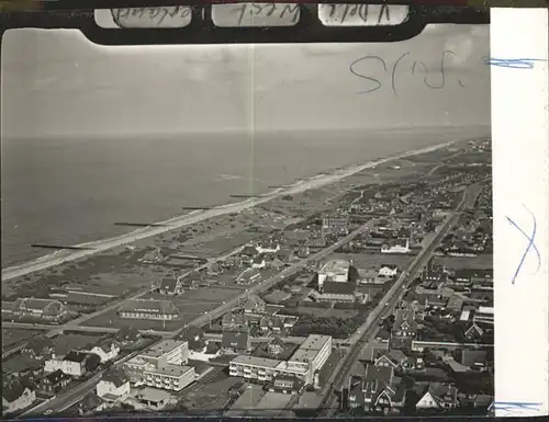 Westerland Sylt Fliegeraufnahme  / Westerland /Nordfriesland LKR