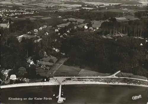 Kiel Kitzeberg Kieler Foerde Fliegeraufnahme  / Kiel /Kiel Stadtkreis