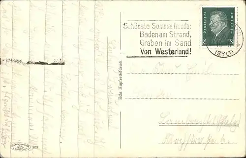 Westerland Sylt Nordseebad Promenade / Westerland /Nordfriesland LKR