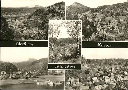 Krippen Bad Schandau Schiff / Bad Schandau /Saechsische Schweiz-Osterzgebirge LKR