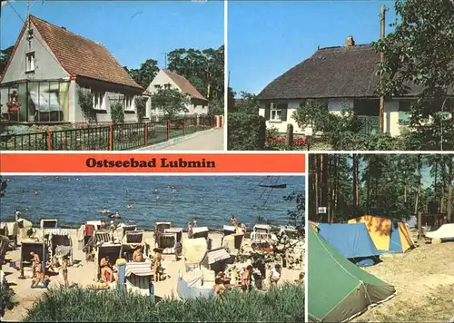 Lubmin Ostseebad Schiffhaus Strand Zeltplatz  / Lubmin /Ostvorpommern LKR