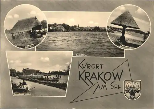 Krakow See Fischerei Bootsanlegestelle / Krakow See /Guestrow LKR
