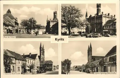 Kyritz Rathaus Platz der Einheit Sebastian Bach Strasse /  /