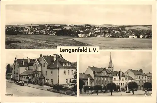 Lengenfeld Vogtland Bahnhof Markt / Lengenfeld Vogtland /Vogtlandkreis LKR