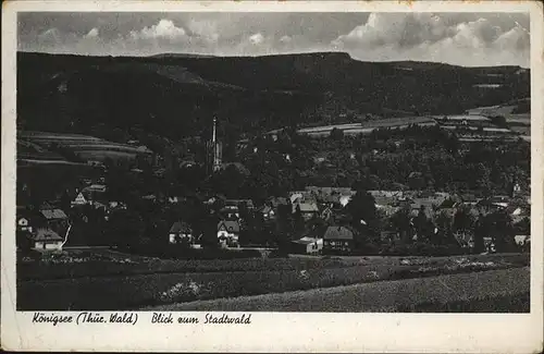 Koenigsee Thueringen  / Koenigsee /Saalfeld-Rudolstadt LKR