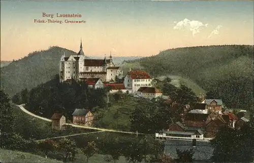 Lauenstein Erzgebirge Burg Lauenstein / Geising /Saechsische Schweiz-Osterzgebirge LKR