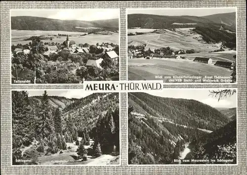 Meura Teilansicht
Schlagetal
Meurastein / Meura /Saalfeld-Rudolstadt LKR