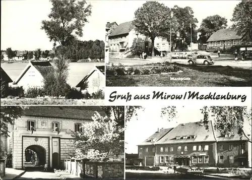 Mirow Mecklenburg Marktplatz
Mirow-See
Bahnhof /  /