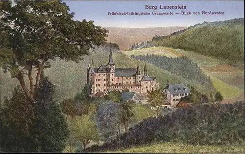 Lauenstein Erzgebirge Burg Lauenstein / Geising /Saechsische Schweiz-Osterzgebirge LKR
