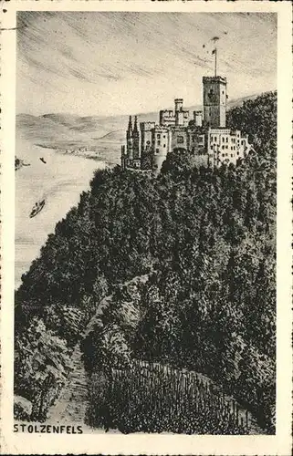 Stolzenfels Burg Stolzenfels / Koblenz Rhein /Koblenz Stadtkreis