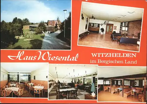 Witzhelden Haus Wiesental / Leichlingen (Rheinland) /Rheinisch-Bergischer Kreis LKR