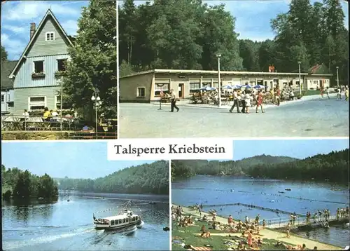 Kriebstein Talsperre Ladenstrasse Stausee MS Sachsen Freibad / Kriebstein /Mittelsachsen LKR