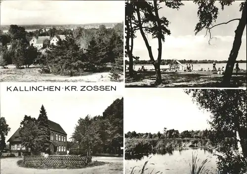 Kallinchen See Strand Teilansicht / Zossen /Teltow-Flaeming LKR