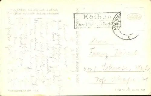 Koethen Maerkisch Buchholz FDGB Ferienheim Kaethe Kollwitz / Maerkisch Buchholz /Dahme-Spreewald LKR