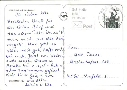 Dreieich Siedlung Hirschsprung
Goetzenhain
Offenthal / Dreieich /Offenbach LKR