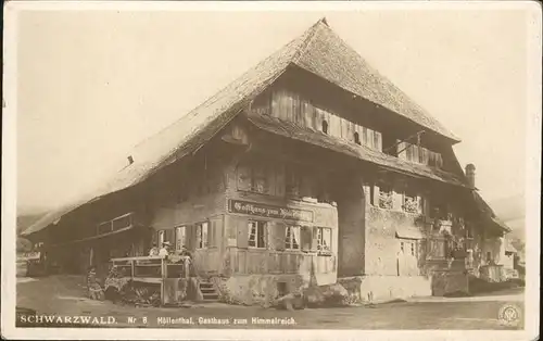 Hoellental Schwarzwald Gasthaus zum Himmelreich / Buchenbach /Breisgau-Hochschwarzwald LKR