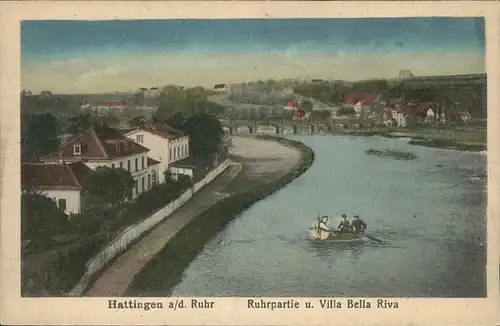 Hattingen Ruhr Villa Bella Riva Boot / Hattingen /Ennepe-Ruhr-Kreis LKR