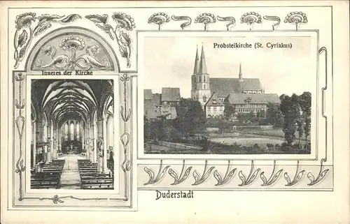 Duderstadt Niedersachsen Probstei Kirche  / Duderstadt /Goettingen LKR