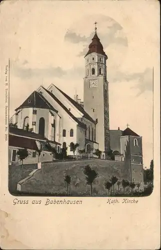 Babenhausen Schwaben Kirche  / Babenhausen /Unterallgaeu LKR