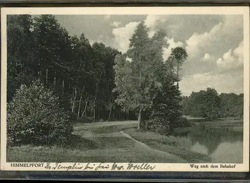 Himmelpfort Waldweg See / Fuerstenberg /Oberhavel LKR