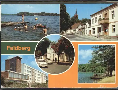 Feldberg Mecklenburg Haussee Fuerstenberger Strasse Erholungsheim Freundschaft Luzinhalle / Feldberger Seenlandschaft /Mecklenburg-Strelitz LKR