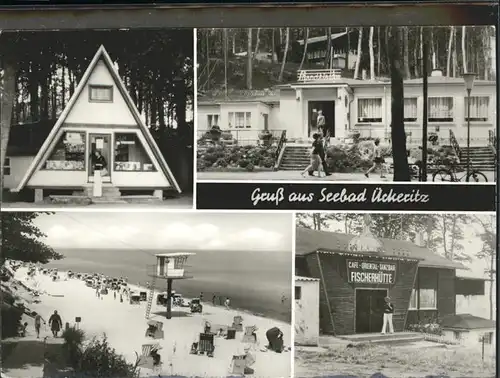 ueckeritz Usedom Strandklause Strand Fischerhuette / ueckeritz Usedom /Ostvorpommern LKR