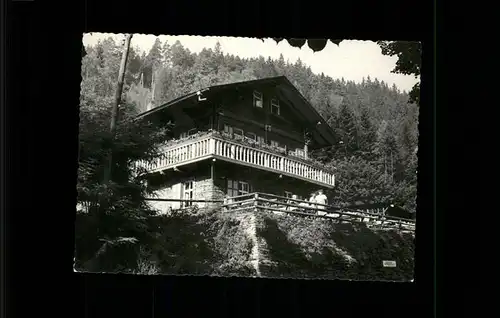 Schwarzatal Schweizerhaus  / Rudolstadt /Saalfeld-Rudolstadt LKR