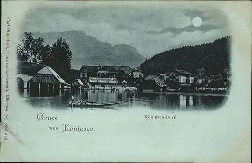 Koenigsee Berchtesgaden Dorfansicht See / Berchtesgaden /Berchtesgadener Land LKR