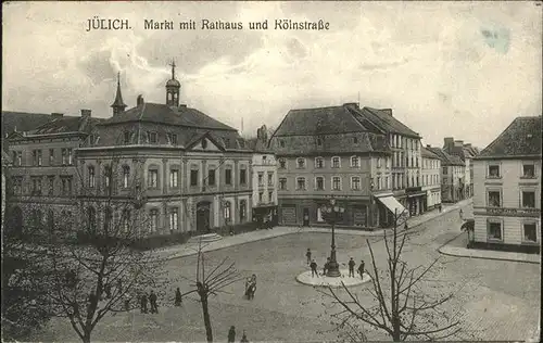 Juelich Markt Rathaus Koelnstrasse / Juelich /Dueren LKR