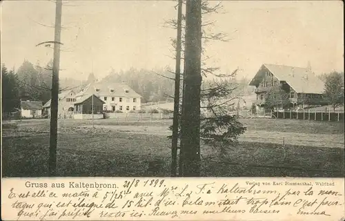 Kaltenbronn Gernsbach Teilansicht / Gernsbach /Rastatt LKR