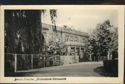 Berlin-Treptow Archenhold Sternwarte / Berlin /Berlin Stadtkreis