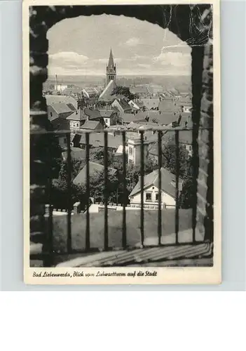 Bad Liebenwerda Teilansicht vom Turm / Bad Liebenwerda /Elbe-Elster LKR