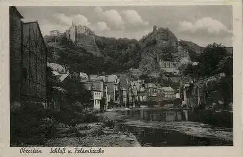 Oberstein Schloss Felsen Kirche  /  /