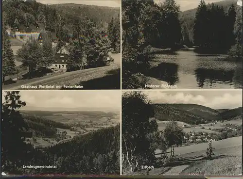 Erlbach Vogtland Gasthaus Wettintal Ferienheim Flossteich / Erlbach Vogtland /Vogtlandkreis LKR