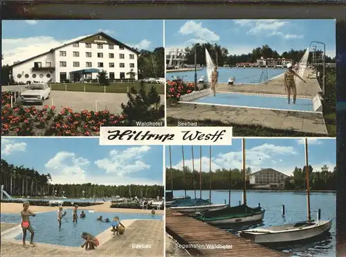 Hiltrup Seebad, Waldhotel, Segelhafen / Muenster /Muenster Stadtkreis