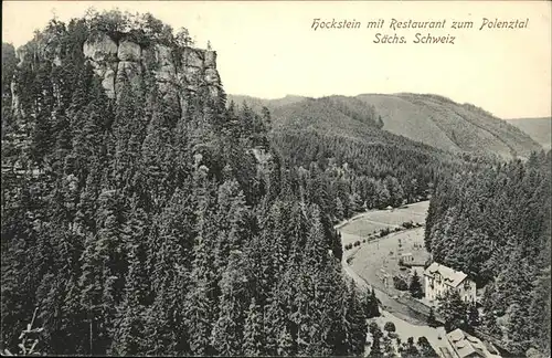 Polenz Hockstein Restaurant Polenztal Saechs. Schweiz / Neustadt Sachsen /Saechsische Schweiz-Osterzgebirge LKR