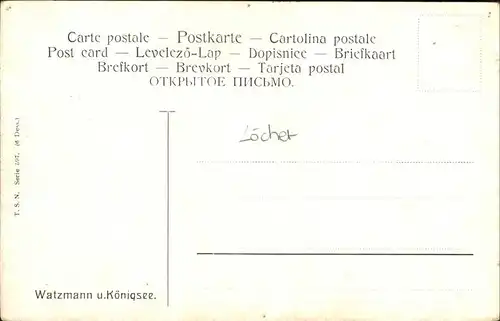 Watzmann Kuenstler A Kircher / Berchtesgaden /Berchtesgadener Land LKR