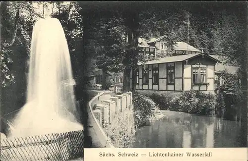 Lichtenhain Sebnitz Wasserfall / Sebnitz /Saechsische Schweiz-Osterzgebirge LKR