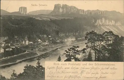 Postelwitz Schrammstein Schiff / Bad Schandau /Saechsische Schweiz-Osterzgebirge LKR