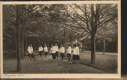 Siessen Bad Saulgau Kloster Kroquettes-Spiel / Bad Saulgau /Sigmaringen LKR