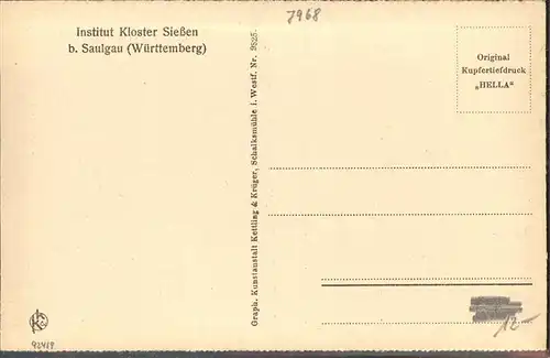 Siessen Bad Saulgau Kloster Kinderspiel / Bad Saulgau /Sigmaringen LKR