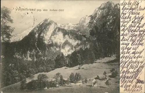 Vorderbrand  / Berchtesgaden /Berchtesgadener Land LKR