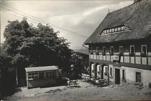 Waltersdorf Zittau Zittauer Gebirge Konsum-Gaststaette "Grenzbaude" / Grossschoenau Sachsen /Goerlitz LKR