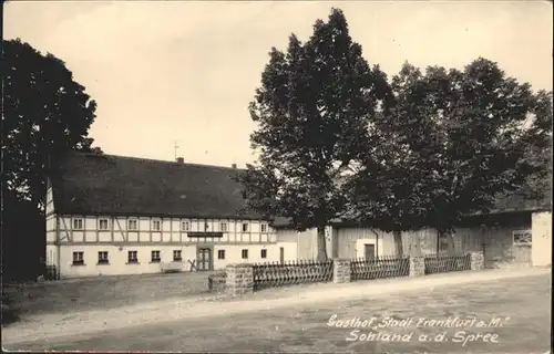 Sohland Spree Gasthof "Stadt Frankfurt" / Sohland Spree /Bautzen LKR